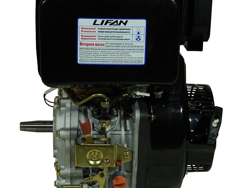 Двигатель Lifan Diesel 192FD, 6A конусный вал (V for generator)