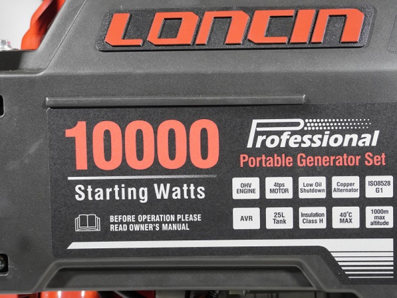 Генератор Loncin LC10000D-AS, 3-х фазный