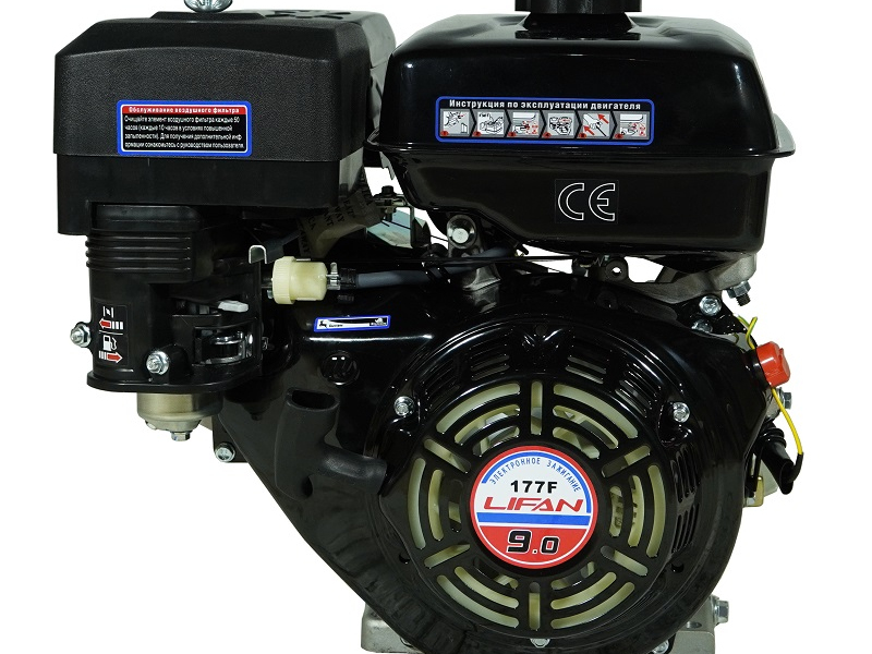 Двигатель Lifan 177F для мотопомпы резьбовой вал Type W1 Уценка